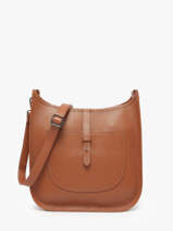 Cross Body Tas Caviar Leder Milano Bruin caviar CA25068